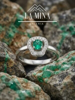 Anillo en Roca Esmer(1) Dije lagrima